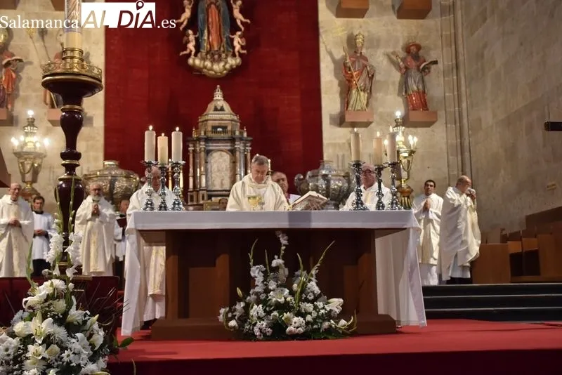 Misa en la Catedral Nueva con motivo de la Fiesta del el 511 aniversario de la dedicación de este templo a la Virgen de la Asunción. Foto: Vanesa Martins