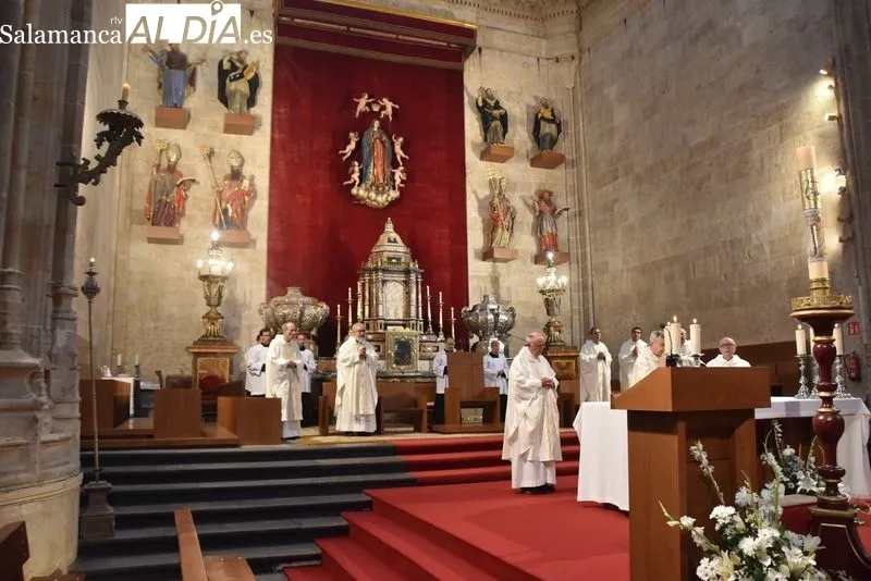Misa en la Catedral Nueva con motivo de la Fiesta del el 511 aniversario de la dedicación de este templo a la Virgen de la Asunción. Foto: Vanesa Martins