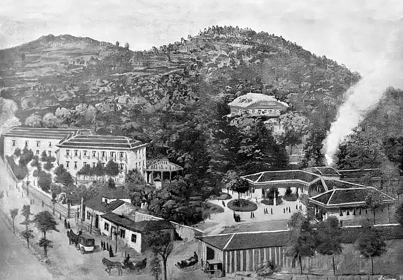 Imágenes históricas del Balneario de Mondariz.