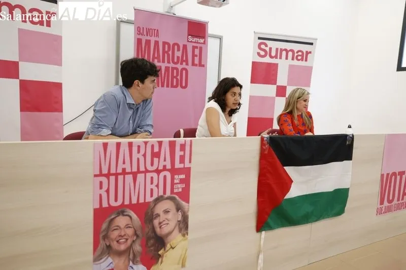 Inicio de la campaña electoral de la candidatura de SUMAR para las Elecciones Europeas del 9 de junio en el centro Victoria Andrados. Fotos: David Sañudo