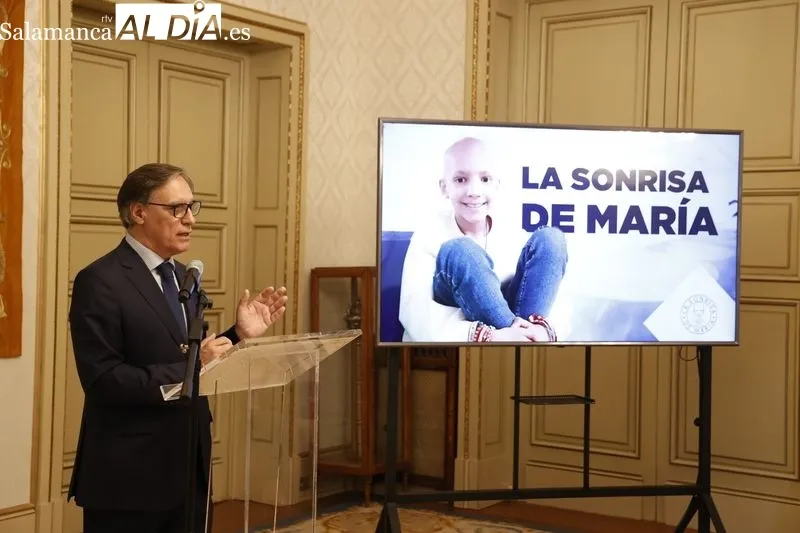 Presentación en el Ayuntamiento de Salamanca del proyecto solidario ‘La Sonrisa de María’. Foto: David Sañudo