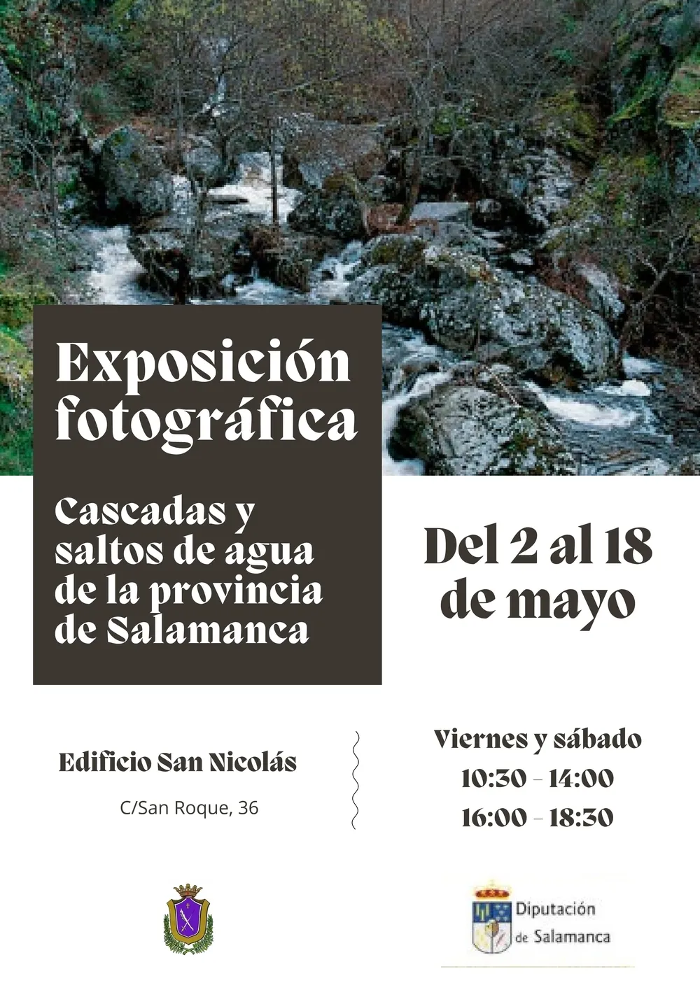 Foto 2 - El edificio San Nicol&aacute;s acoge en Vitigudino la exposici&oacute;n 'Cascadas y saltos de agua de la provincia de Salamanca'