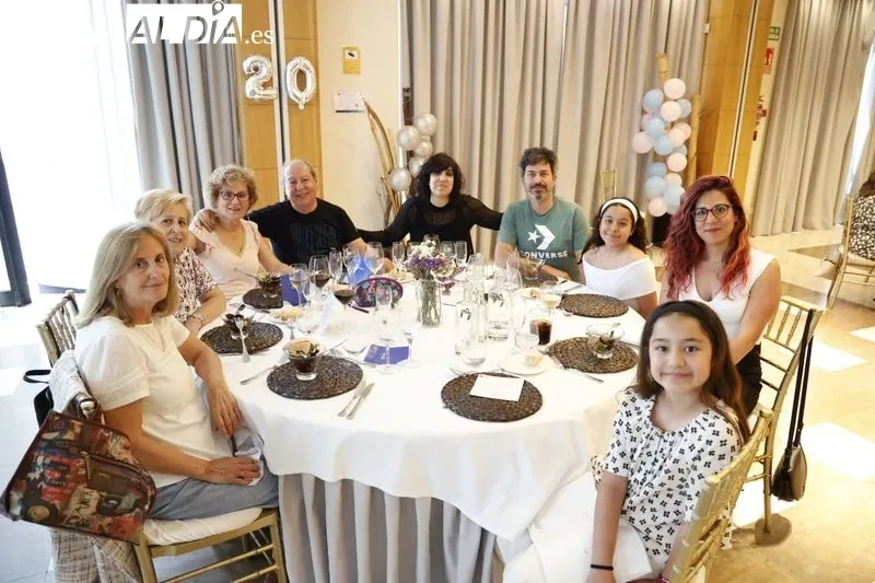 Comida de fraternidad de Afibrosal en Salamanca. Fotos: David Sañudo