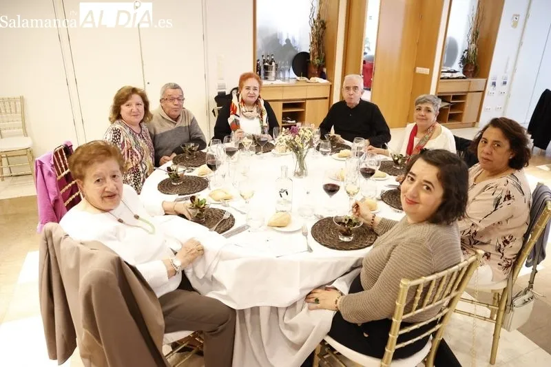 Comida de fraternidad de Afibrosal en Salamanca. Fotos: David Sañudo