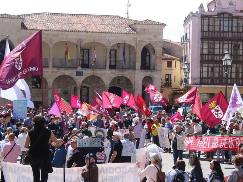 Concentración en la Plaza Mayor de Zamora