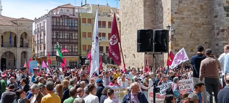 Concentración en la Plaza Mayor de Zamora