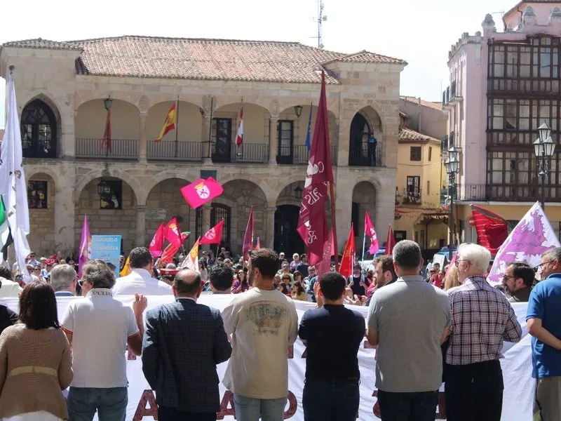 Concentración en la Plaza Mayor de Zamora