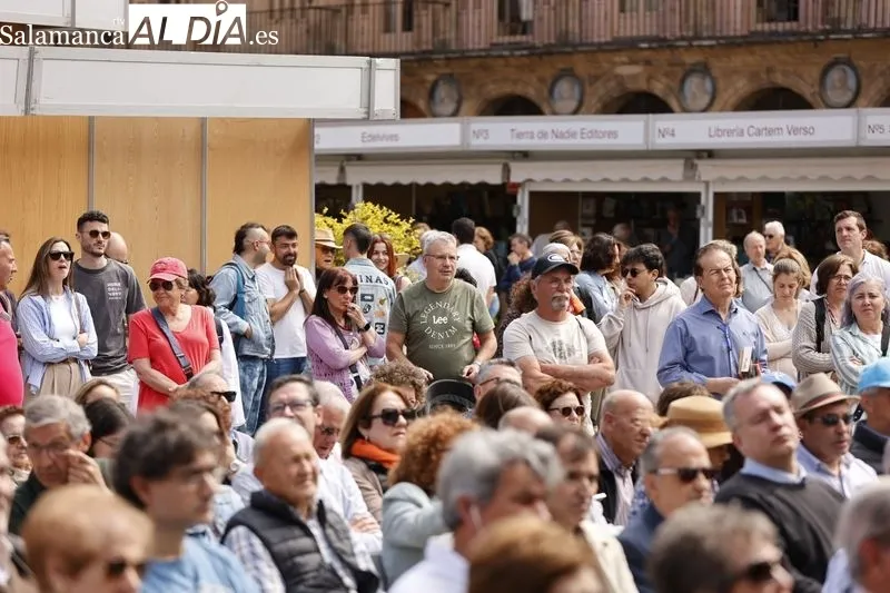 Concierto de la Banda Municipal de Música de Salamanca en la Plaza Mayor. Foto: David Sañudo
