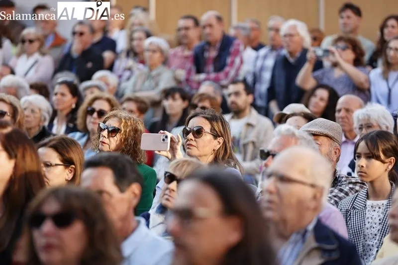Concierto de la Banda Municipal de Música de Salamanca en la Plaza Mayor. Fotos: David Sañudo