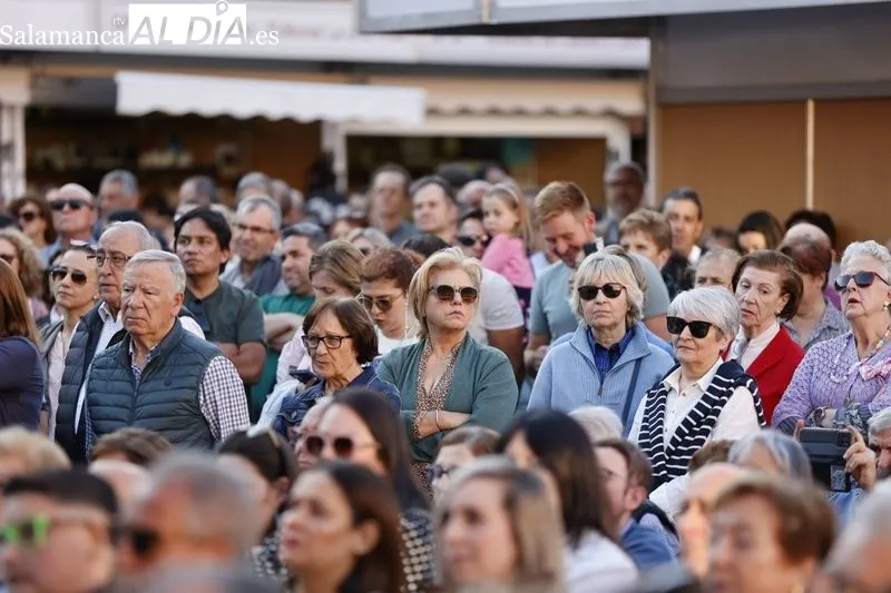 Concierto de la Banda Municipal de Música de Salamanca en la Plaza Mayor. Fotos: David Sañudo