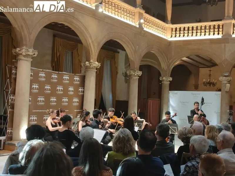 Concierto ‘Un viaje por Europa’ a cargo de la Orquesta de Cámara del Casino de Salamanca. Fotos: Rosa M. García.