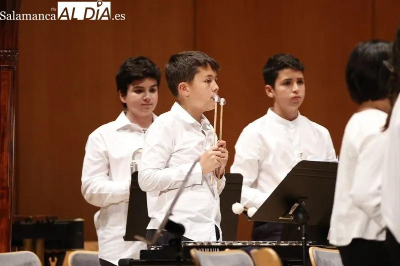Concierto de las bandas del Conservatorio Profesional de Música de Salamanca en el Palacio de Congresos
