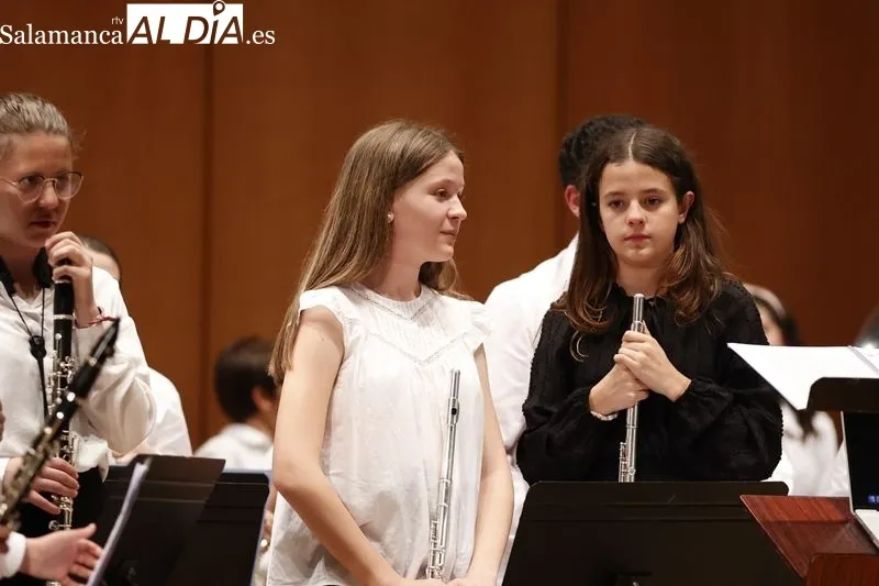 Concierto de las bandas del Conservatorio Profesional de Música de Salamanca en el Palacio de Congresos