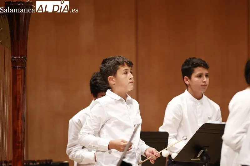 Concierto de las bandas del Conservatorio Profesional de Música de Salamanca en el Palacio de Congresos