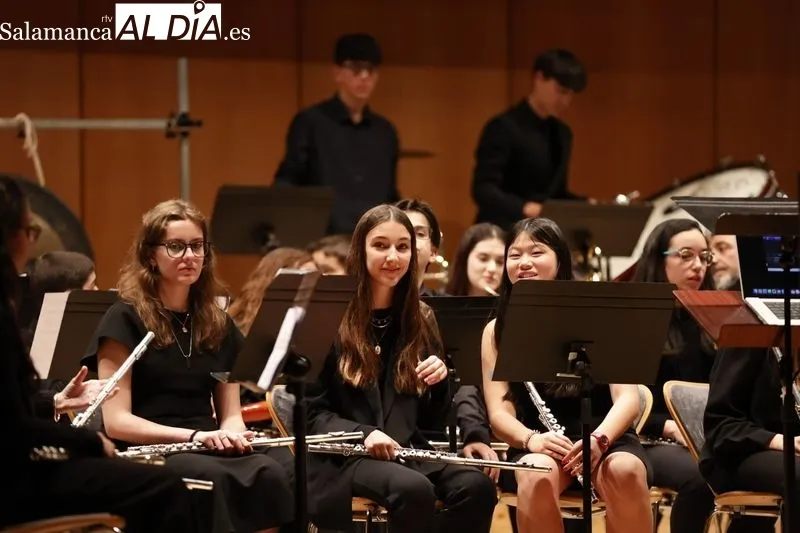 Concierto de las bandas del Conservatorio Profesional de Música de Salamanca en el Palacio de Congresos