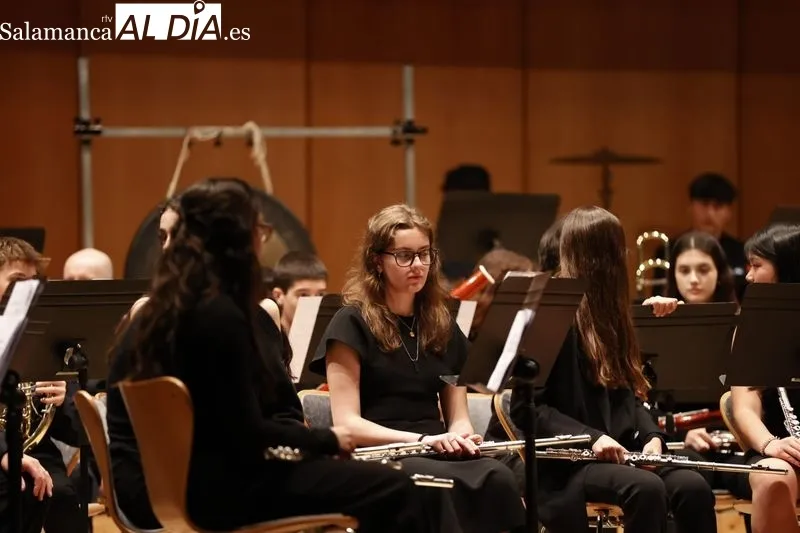 Concierto de las bandas del Conservatorio Profesional de Música de Salamanca en el Palacio de Congresos