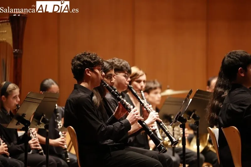 Concierto de las bandas del Conservatorio Profesional de Música de Salamanca en el Palacio de Congresos
