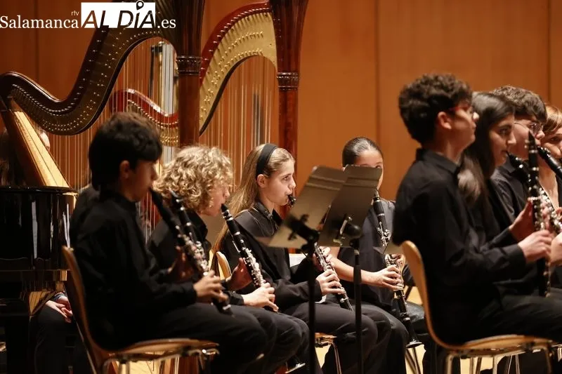 Concierto de las bandas del Conservatorio Profesional de Música de Salamanca en el Palacio de Congresos