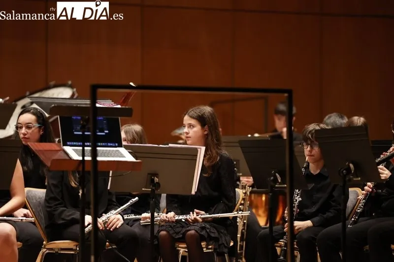 Concierto de las bandas del Conservatorio Profesional de Música de Salamanca en el Palacio de Congresos