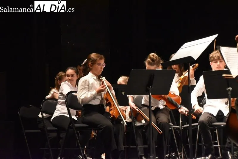 Conciertos de fin de curso de las orquestas del Conservatorio Profesional de Salamanca en el Teatro de Unicaja. Fotos: Vanesa Martins