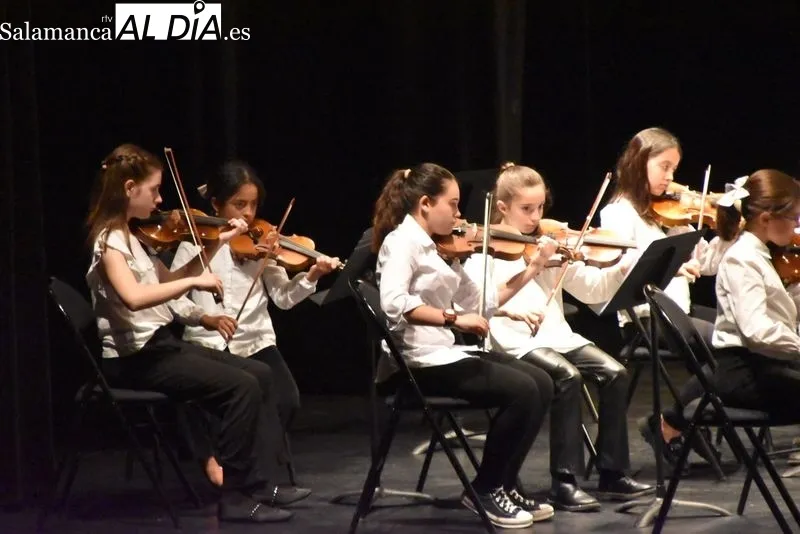 Conciertos de fin de curso de las orquestas del Conservatorio Profesional de Salamanca en el Teatro de Unicaja. Fotos: Vanesa Martins