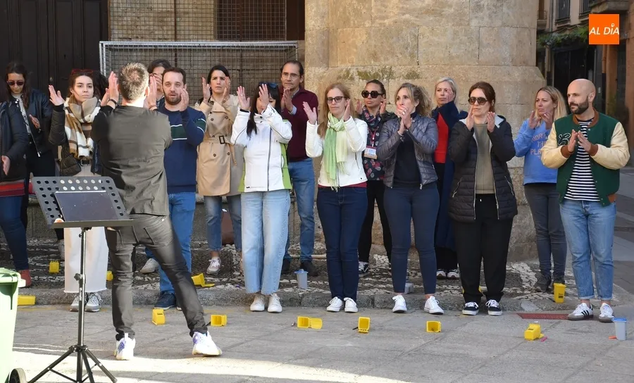 Foto 9 - Clausurado con un show callejero el Encuentro de Docentes de M&uacute;sica de Castilla y Le&oacute;n