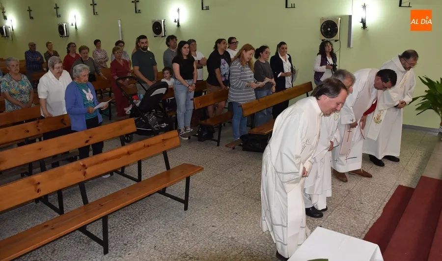 Foto 5 - El equipo de C&aacute;ritas se re&uacute;ne en una eucarist&iacute;a en el d&iacute;a del Corpus Christi