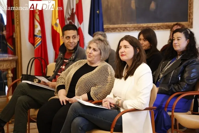Presentación en el Ayuntamiento de las actividades que se celebrarán en los próximos días con motivo del Día Internacional Contra el Acoso Escolar. Foto: David Sañudo