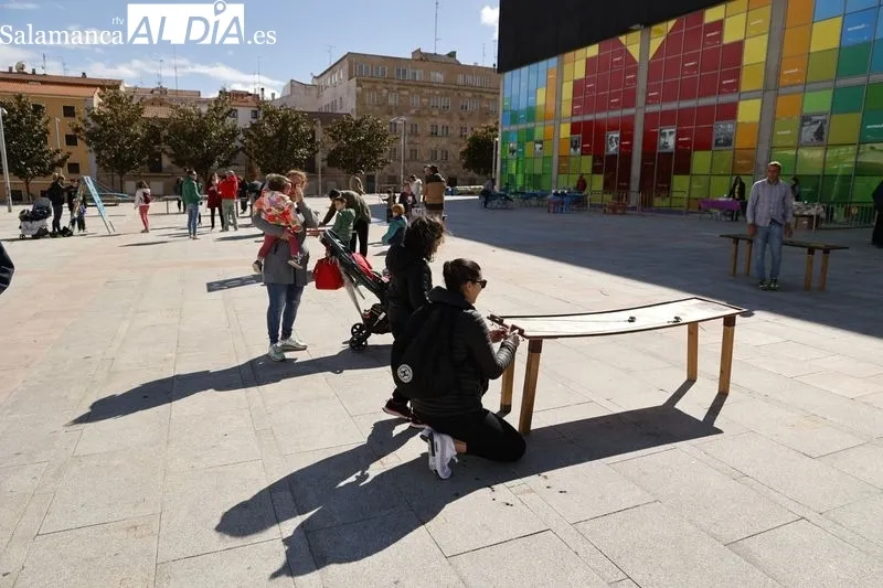 La plaza de la Concordia ha acogido actividades por el Día Internacional de la Familia. Fotos: David Sañudo
