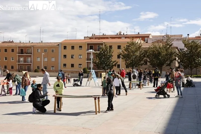 La plaza de la Concordia ha acogido actividades por el Día Internacional de la Familia. Fotos: David Sañudo