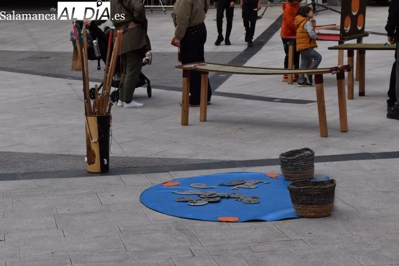 Actividades en la plaza de Trujillo por el Día Internacional de las Familias. Fotos: Vanes Martins