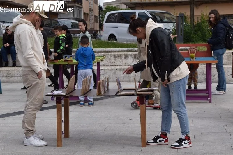 Actividades en la plaza de Trujillo por el Día Internacional de las Familias. Fotos: Vanes Martins