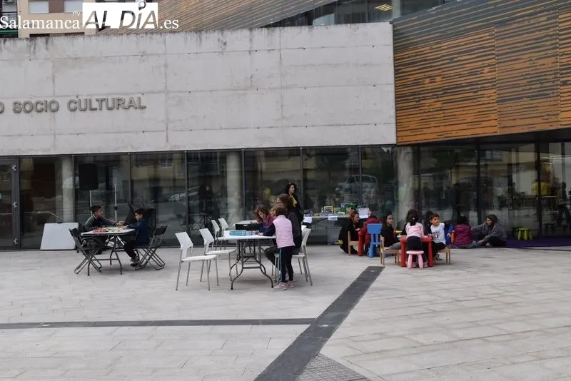 Actividades en la plaza de Trujillo por el Día Internacional de las Familias. Fotos: Vanes Martins