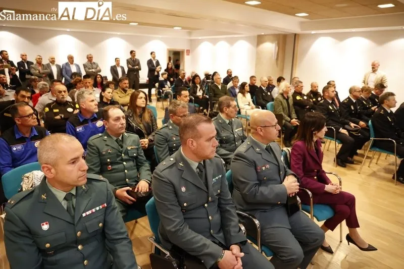 Día de la Seguridad Privada en el salón de actos de Caja Rural de Salamanca. Foto: David Sañudo
