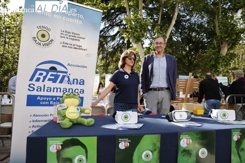 Feria de entidades de voluntariado 'Salamanca nos movemos' en La Alamedilla. Fotos: David Dañudo