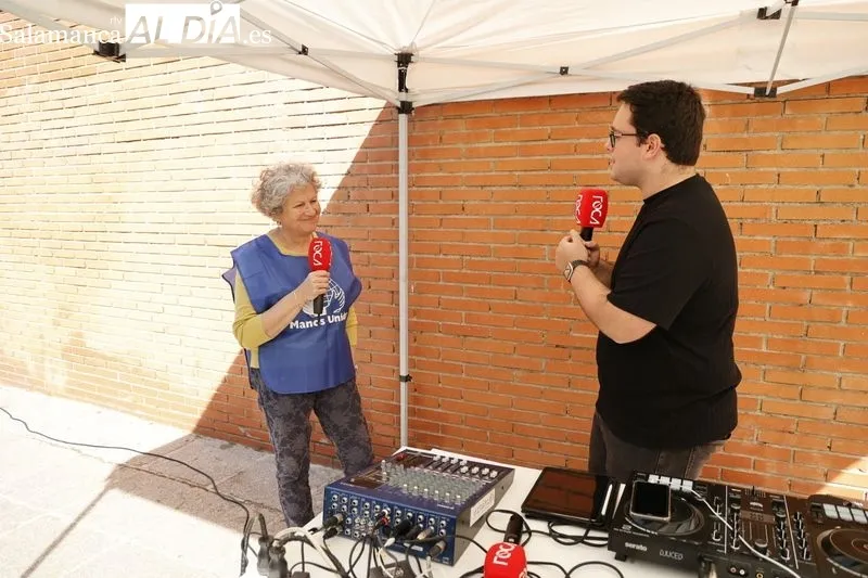 Feria de entidades de voluntariado 'Salamanca nos movemos' en La Alamedilla. Fotos: David Dañudo