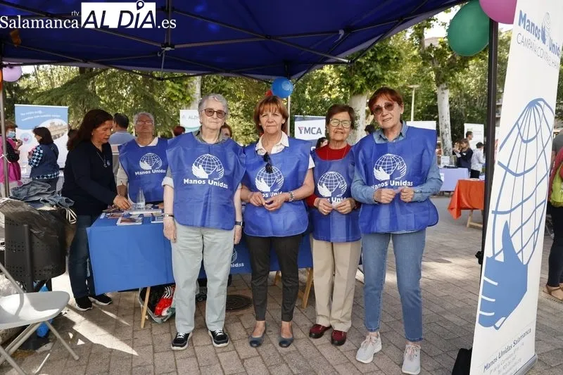 Feria de entidades de voluntariado 'Salamanca nos movemos' en La Alamedilla. Fotos: David Dañudo