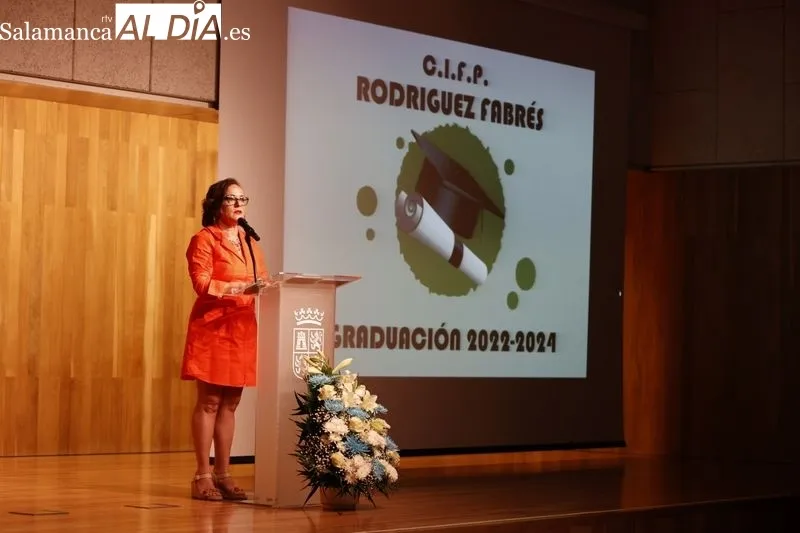 Graduación de la promoción 2022-2024 del CIFP Rodríguez Fabrés de Salamanca. Fotos: David Sañudo