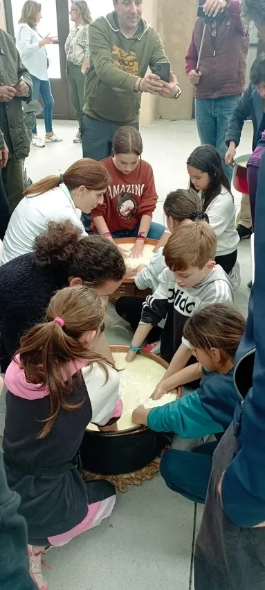 Taller de elaboración de queso en Campo de Ledessma