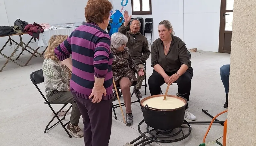 Taller de elaboración de queso en Campo de Ledessma