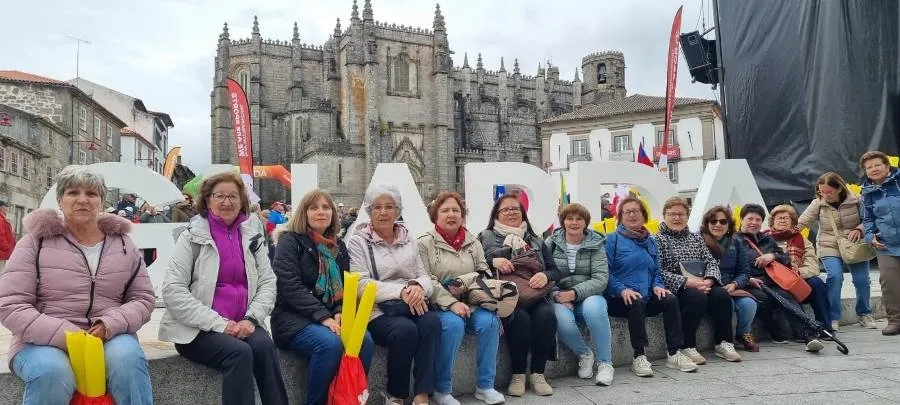 Foto 4 - Alrededor de 30 mirobrigenses toman parte en el Encuentro Ib&eacute;rico de Deporte de Guarda
