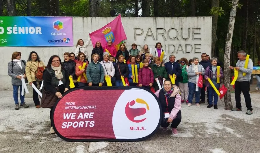 Foto 2 - Alrededor de 30 mirobrigenses toman parte en el Encuentro Ib&eacute;rico de Deporte de Guarda