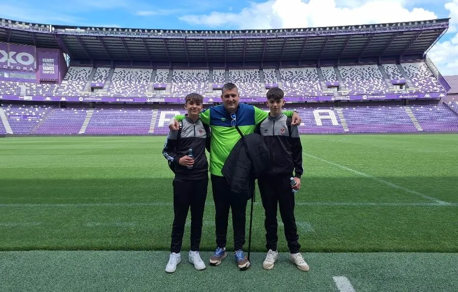 Foto 5 - Oliver y &Aacute;lex S&aacute;nchez entrenan con el Real Valladolid