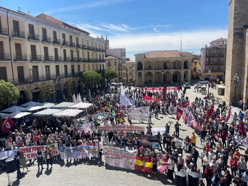 Acto de reivindicación organizado en Zamora para la recuperación del Tren Ruta de la Plata