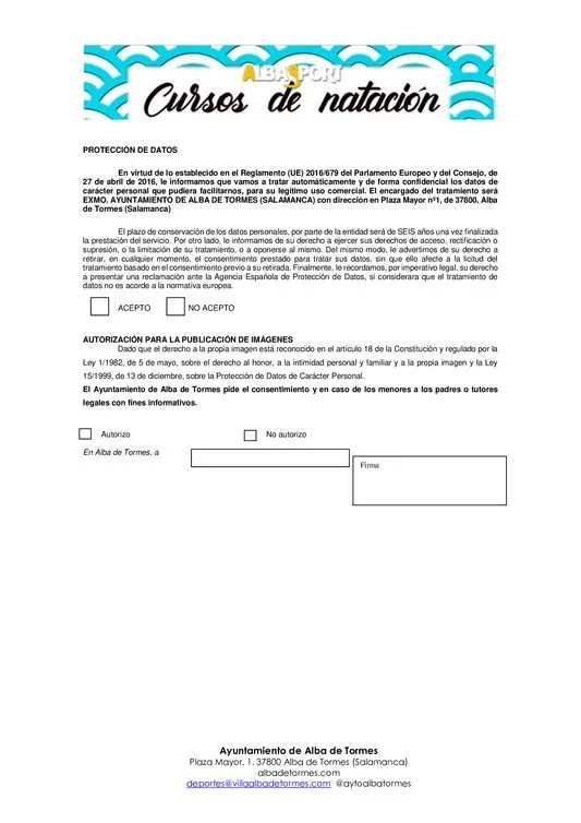 Foto 2 - Abierto el plazo de inscripci&oacute;n para los cursos municipales de nataci&oacute;n