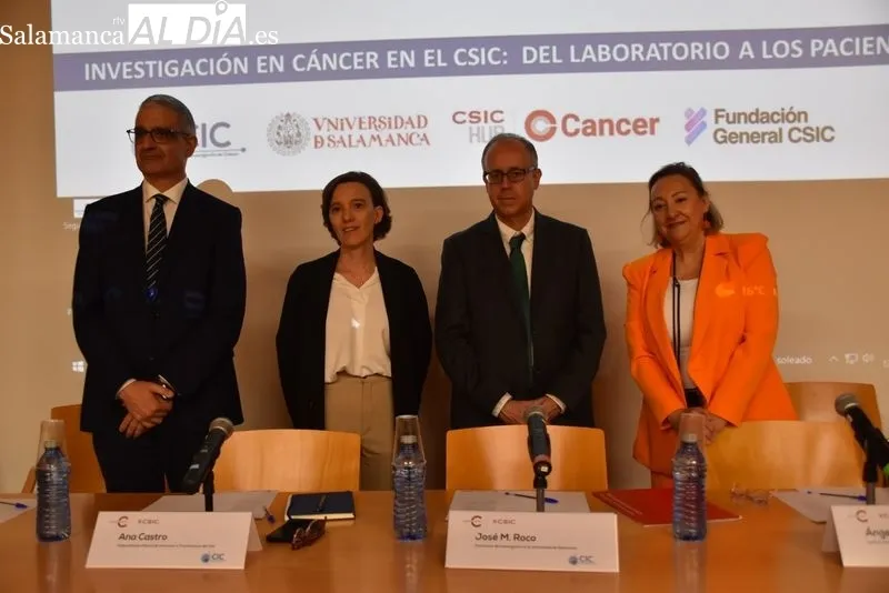 Inauguración de la jornada 'Itinerarios Cicerón: Investigación del cáncer en el CSIC: del laboratorio a los pacientes' en el CIC. Foto: Vanesa Martins