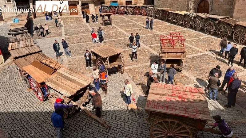 Los encierros a caballo son uno de los grandes atractivos de la fiesta del Noveno