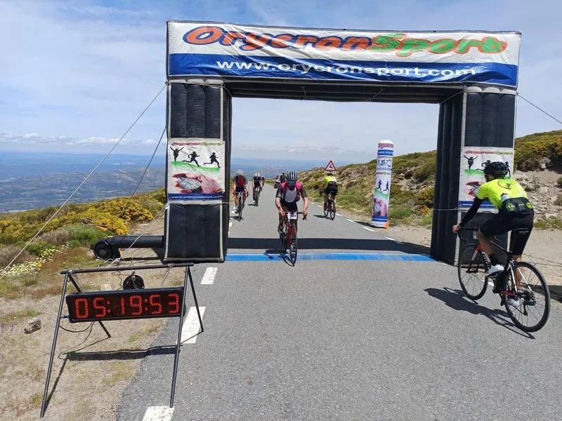 Gran ambiente en la Marcha Cicloturista Bedelalsa celebrada en Béjar. Foto: Orycronsport