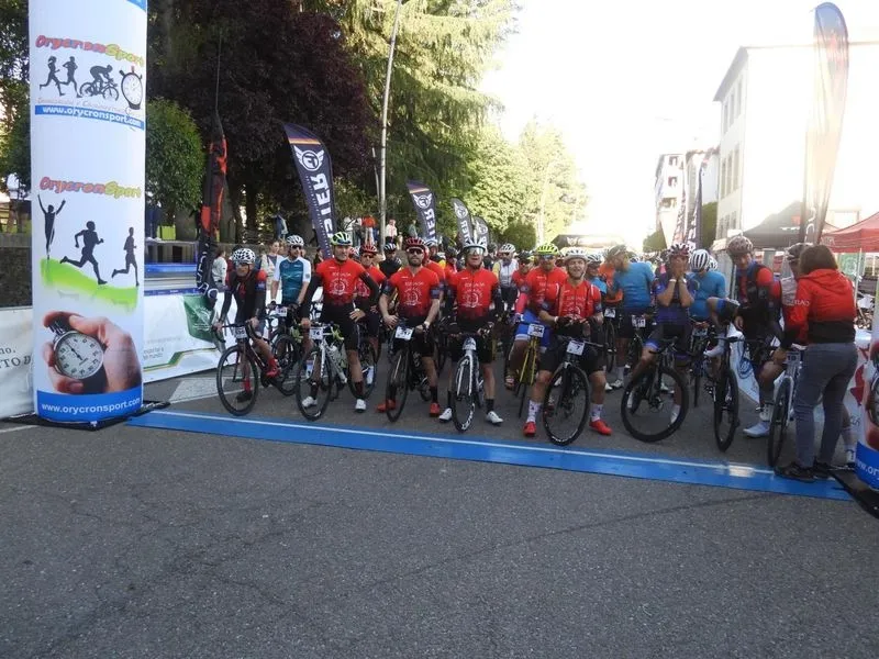 Gran ambiente en la Marcha Cicloturista Bedelalsa celebrada en Béjar. Foto: Orycronsport
