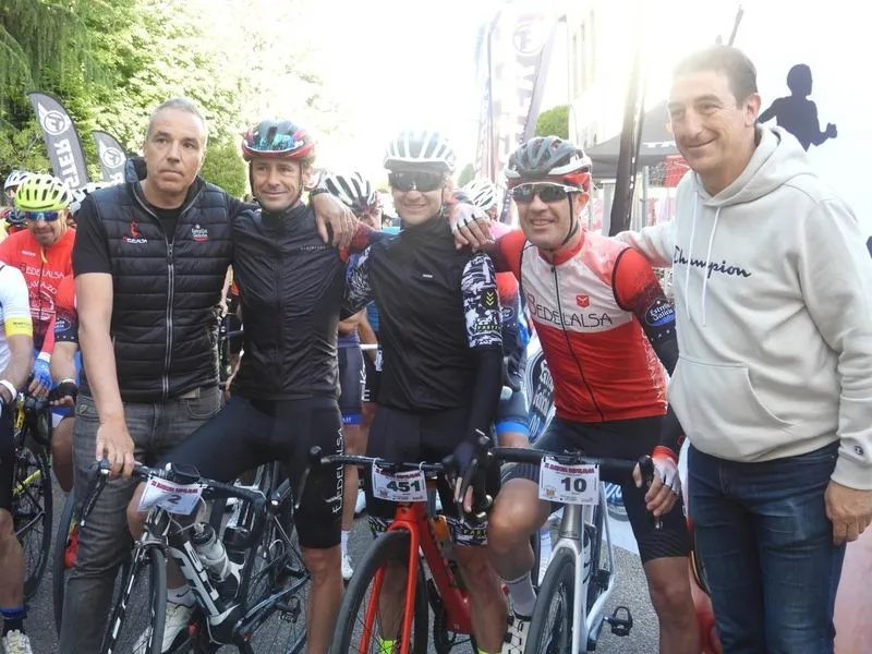 Gran ambiente en la Marcha Cicloturista Bedelalsa celebrada en Béjar. Foto: Orycronsport